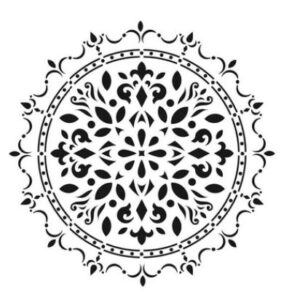 Fox Dekorator Stencil Pattern No.1 Mandala