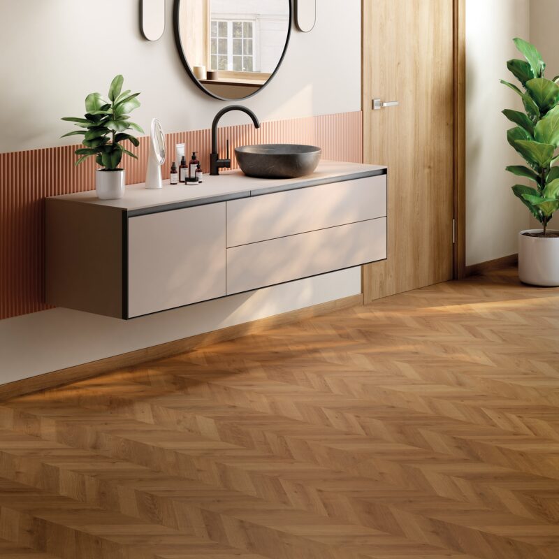 Chevron Nantes 8mm Panele Podłogowe 1.88m2 Finfloor - obrazek 2