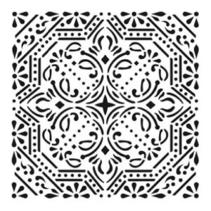 Fox Dekorator Stencil Pattern No.4 Mandala