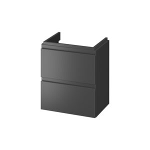 Moduo slim 50 washbasin cabinet anthracite dsm Cersanit