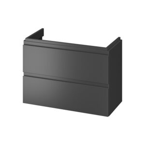 Moduo slim 80 washbasin cabinet anthracite dsm Cersanit