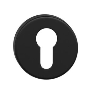 Corsa Black Stainless Steel INOX Cylinder Lock Cover