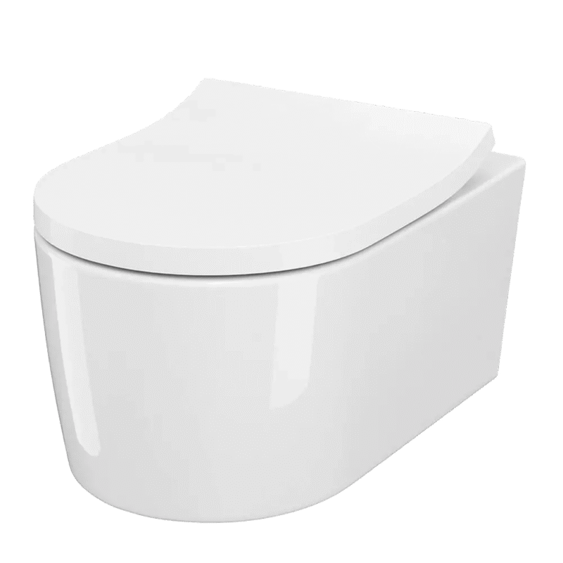 ZESTAW B252 INVERTO VORTEX miska zawieszana inverto streamon z deską duroplastową biała Cersanit