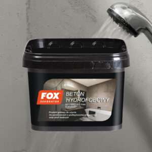 Beton Hydrofobowy Tynk Dekoracyjny Fox Dekorator [6m2] 14kg