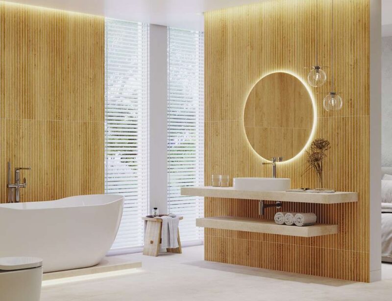 Verbi Wood Wt1117 beige structure matt 39,8x119,8 g1  Cersanit Tiles - Image 3