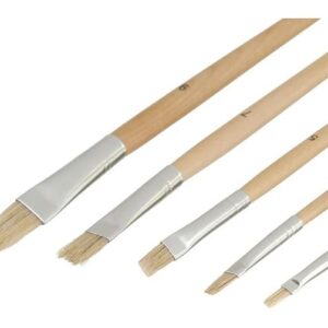 Paint Brush (Flat) Set 5pcs