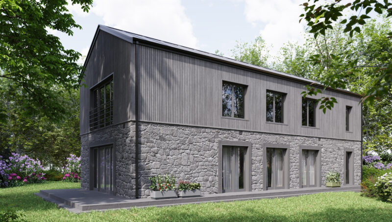 SOLVO Façade Panels Grey Oak 18.7cm x 3m 1pcs  0.48m2 - Image 2
